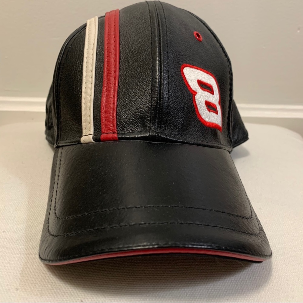 Dale Earnhardt Jr #8 Leather NASCAR Baseball Hat